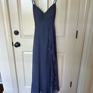 Azazie Stormy Blue Women's Dress